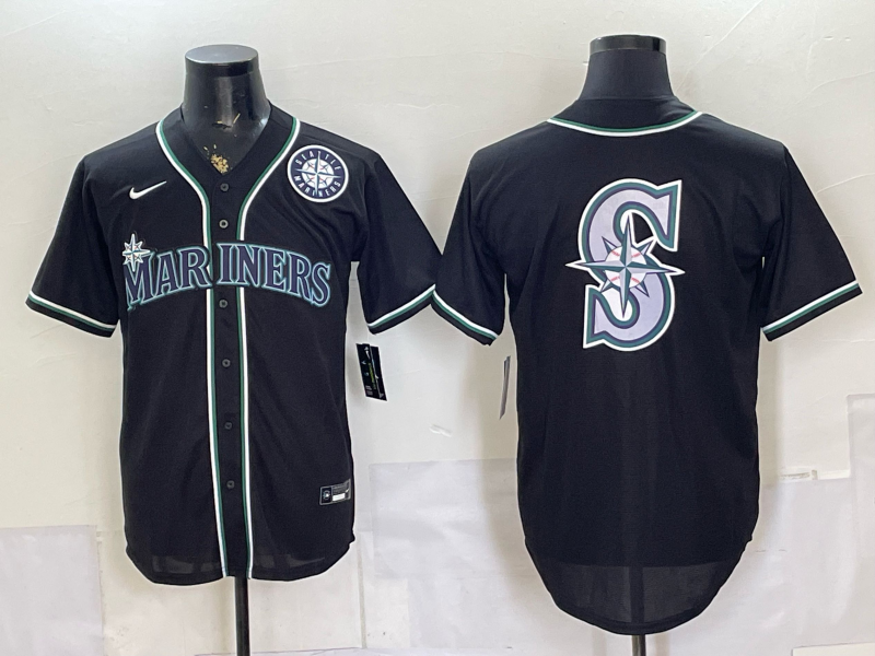 Men 2026 Seattle Mariners blank black Nike MLB Jersey 080105